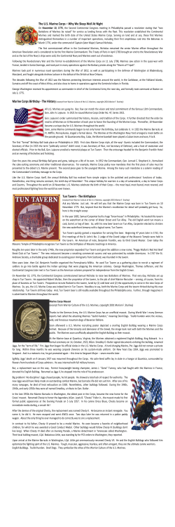 The US Marine Corps – Why We Sleep Well At Night Tun