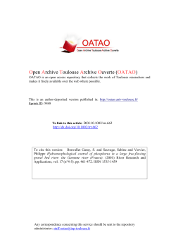 Hydromorphological control of phosphorus in a large