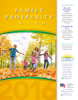 Family Prosperity Index