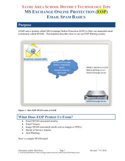 Purpose What Does EOP Protect Us From?