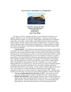 Historic Kyle RR Depot in Kyle, Texas
