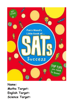 Science Target - Parrs Wood High School