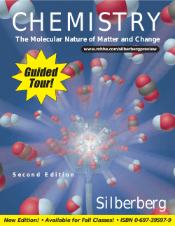 The Molecular Nature of Matter and Change
