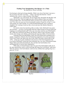 Fueling Your Imagination, One Burger At A Time