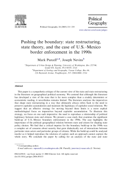 Pushing the boundary: state restructuring, state theory, and the case
