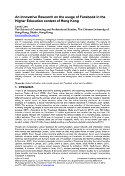 PDF (free) - Electronic Journal of e