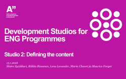 Contact Session 2 ppt-slides - MyCourses