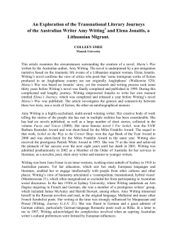 An Exploration of the Transnational Literary Journeys of the