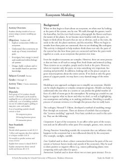 Ecosystem Modeling
