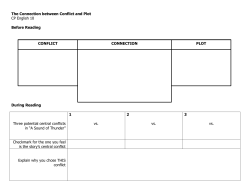A Sound of Thunder Plot Conflict Handout