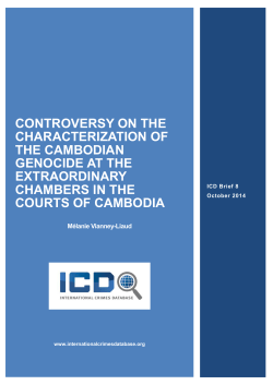 controversy on the characterization of the cambodian genocide at
