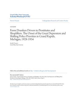 From Drunken Drivers to Prostitutes and Shoplifters: The Onset of