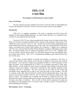 THX-1138 A lost film