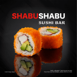 sushi bar - Shabu Shabu