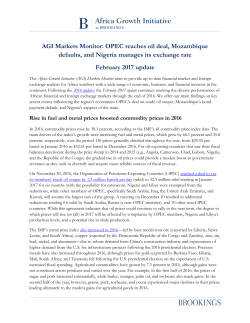 AGI Markets Monitor: OPEC reaches oil deal, Mozambique defaults