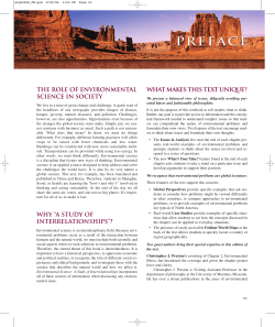 the role of environmental science in society why