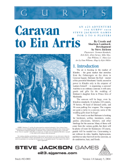 Caravan to Ein Arris - Steve Jackson Games