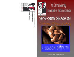 2014-15 Production Season