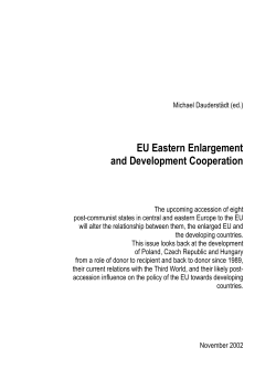 Development Aid of the Czech Republic