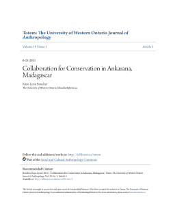 Collaboration for Conservation in Ankarana, Madagascar