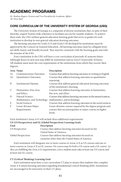 academic programs - Valdosta State University