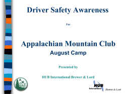 driver safety awareness