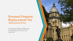 PPRT Director`s Allocation Presentation