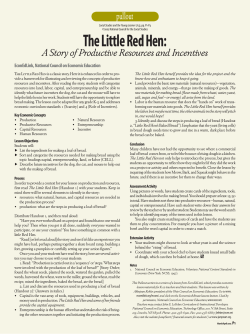 The Little Red Hen - National Council for the Social Studies