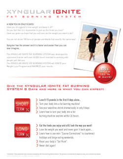 Ignite Fat Burning Program - All In One Guide