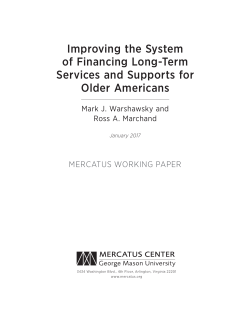Improving the System of Financing Long-Term