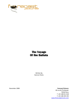 Ibn Battuta Film Script - Forecast Pictures