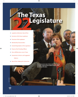 Functions of the Texas Legislature