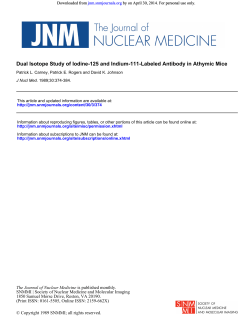 Dual Isotope Study of Iodine-125 and Indium-111