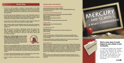 Mercury and Schools - Healthy Schools Network