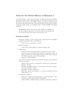 Study Notes for Lectures 32-40