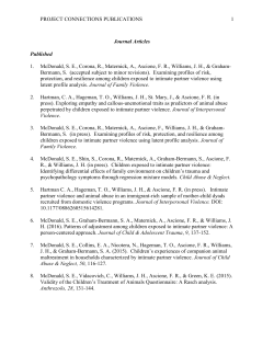 Bibliography - Colorado Coalition Against Domestic Violence