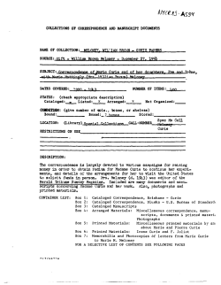 Online Finding Aid - Columbia University