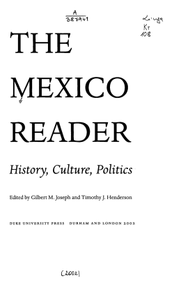 the mexico reader
