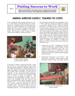 Putting Success to Work