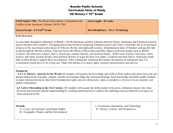 Unit Plan Template - Roselle Public Schools