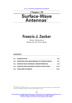 Surface-Wave Antennas