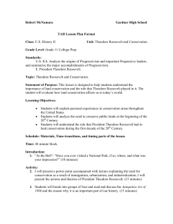 Robert McNamara Gardner High School TAH Lesson Plan Format