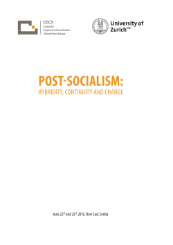 POST-SOCIALISM: