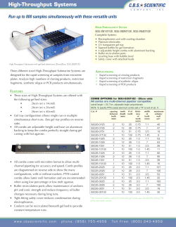 High-Throughput Systems
