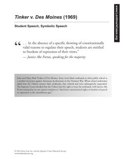 Tinker v. Des Moines