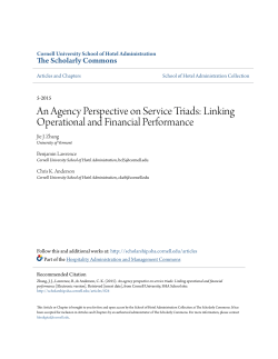 An Agency Perspective on Service Triads