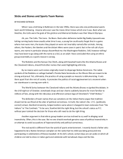 Sticks and Stones and Sports Team Names