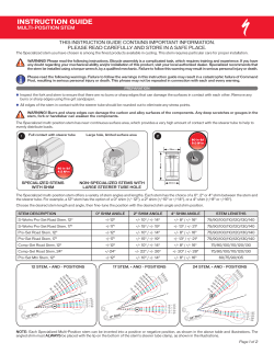 INSTRUCTION GUIDE
