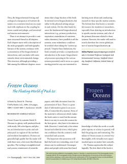 Frozen Oceans - The Oceanography Society