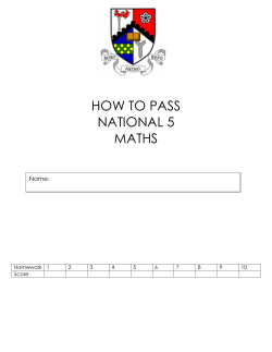 Homework Sheet 1 Date______________________